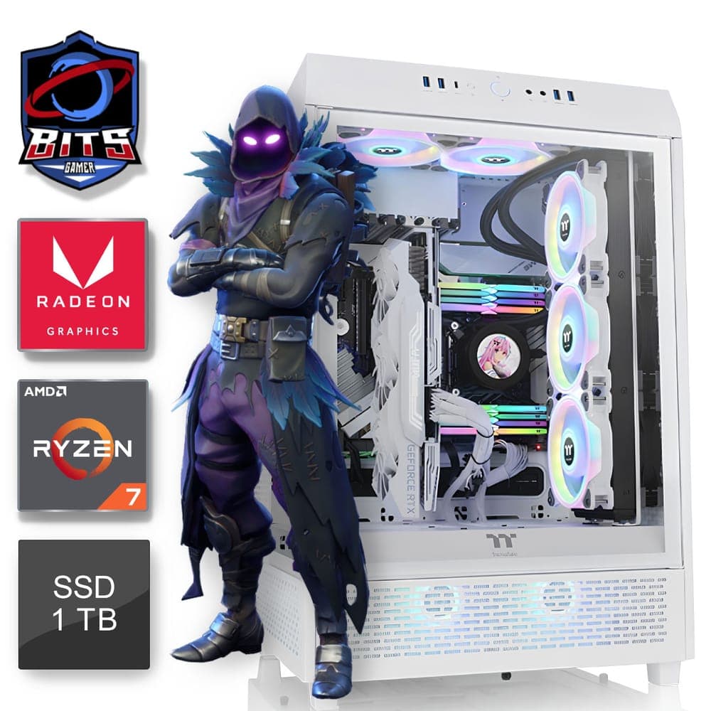 PC Gamer Bits A-Design Concept Snow - AMD Ryzen 7 5700X3D, 32GB, SSD 1TB, Radeon RX 6600, Windows 11