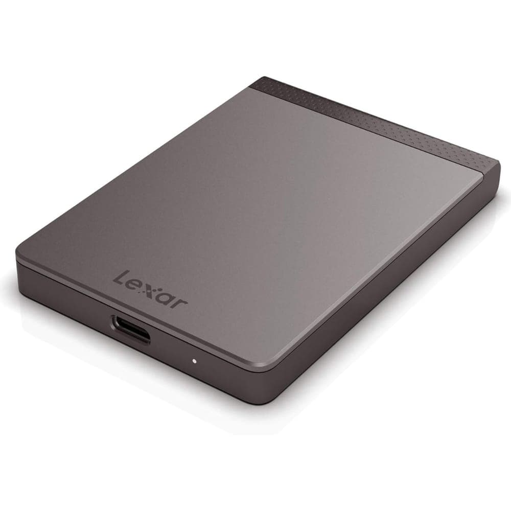 SSD Externo 512GB Lexar SL200 - Portátil - USB 3.1 - Preto - LSL200X512G-RNNNU