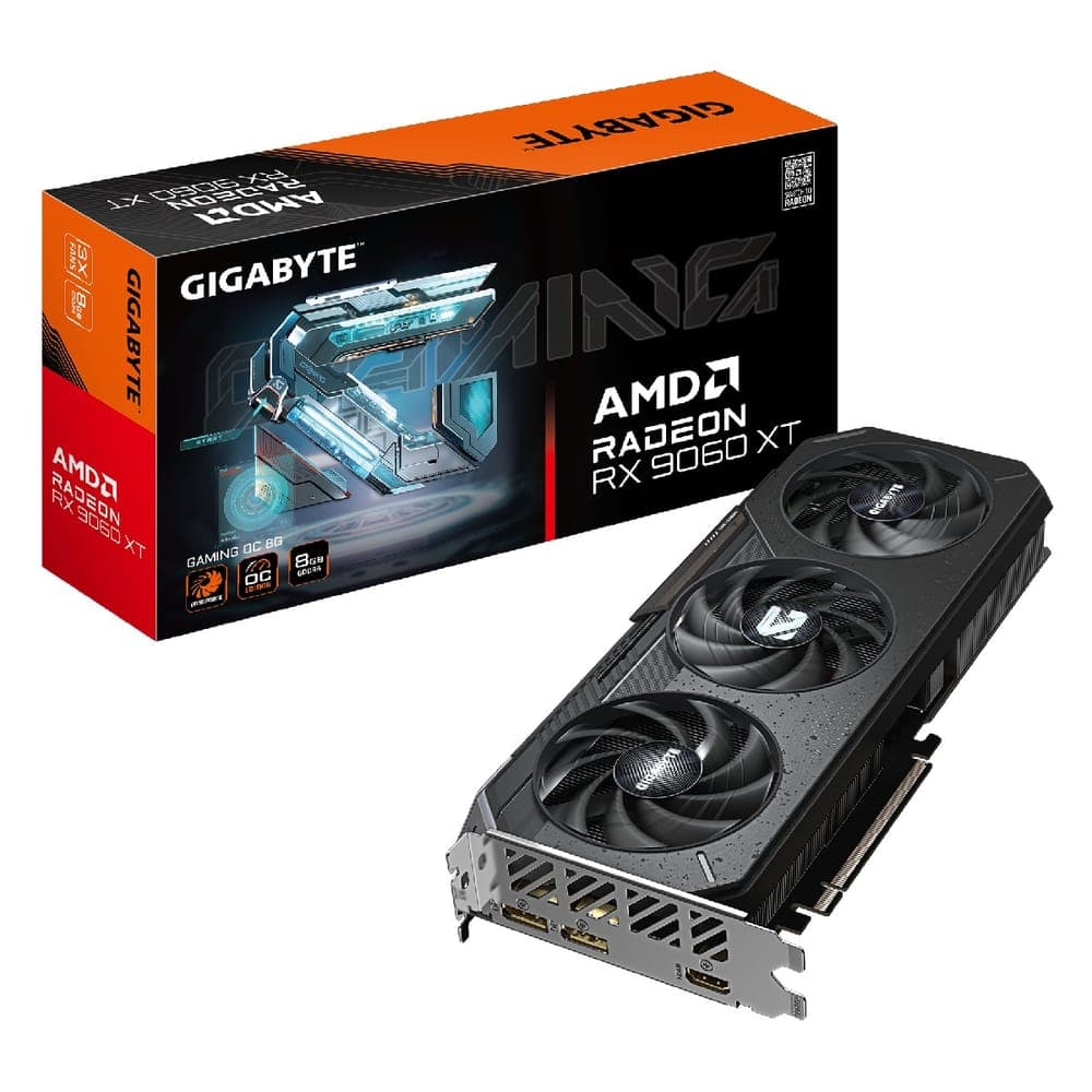 Placa de Vídeo AMD Radeon RX 9060 XT 8GB GDDR6 128bits - Gaming OC - Gigabyte GVR9060XTGAMING