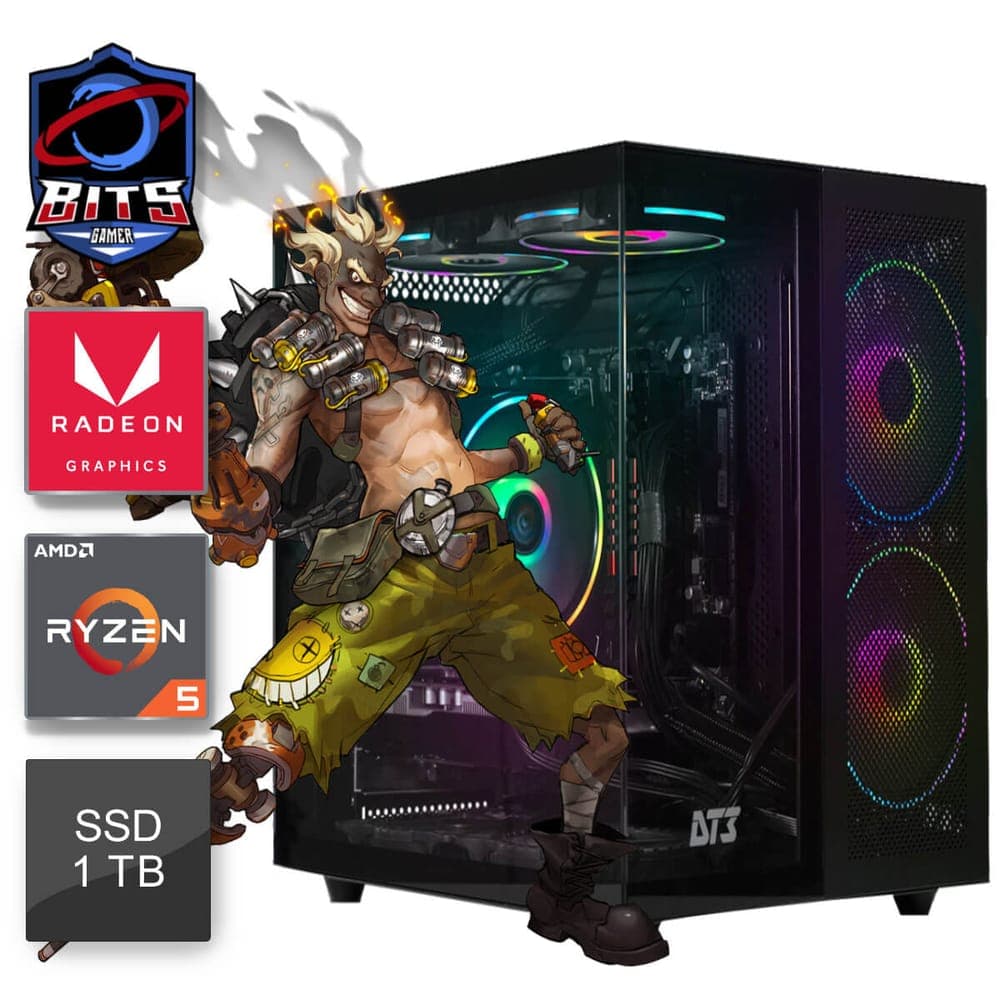 PC Gamer Bits 2025 - Ryzen 5 8500G, 16GB, SSD 1TB, Video Radeon 740M, Windows 11
