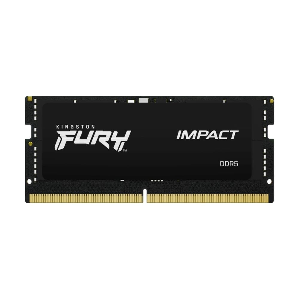 Memória SODIMM 16GB DDR5 5600MHz Kingston Fury Impact - para Notebook - CL40 - KF556S401B-16