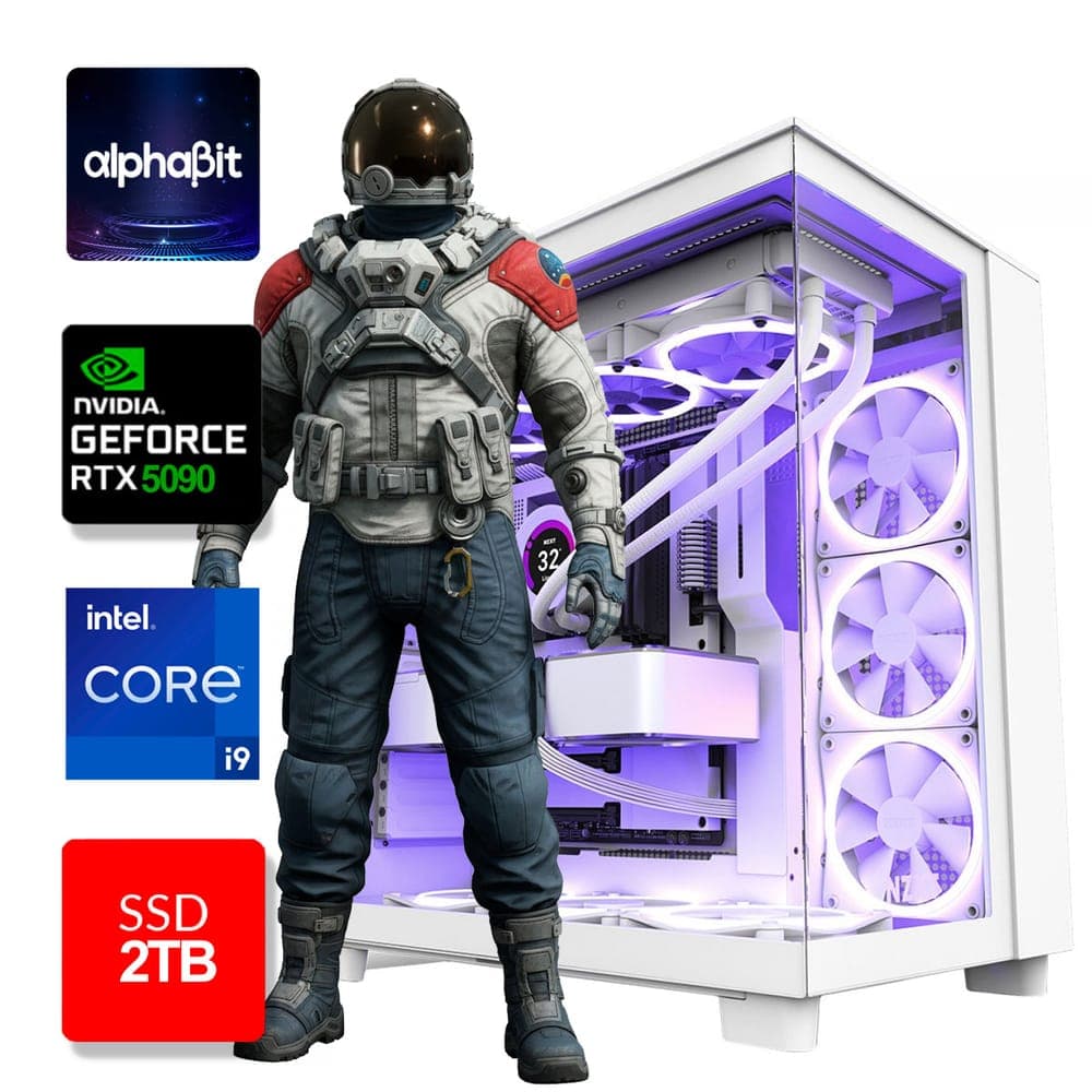 PC Gamer AlphaBit Yeti - Intel i9 14900K, 64GB, SSD 2TB NVMe, GeForce RTX 5090 32GB, Windows 11 Pro