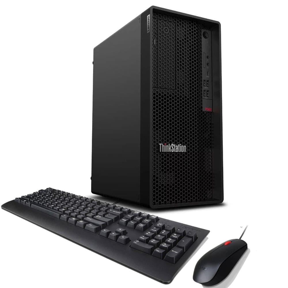 PC Gamer Lenovo P360 Tower - Intel i7 12700, RAM 32GB, SSD 1TB, GeForce RTX 3050 6GB, Teclado e Mouse USB, Windows 11 Pro - 30FNSF5F00
