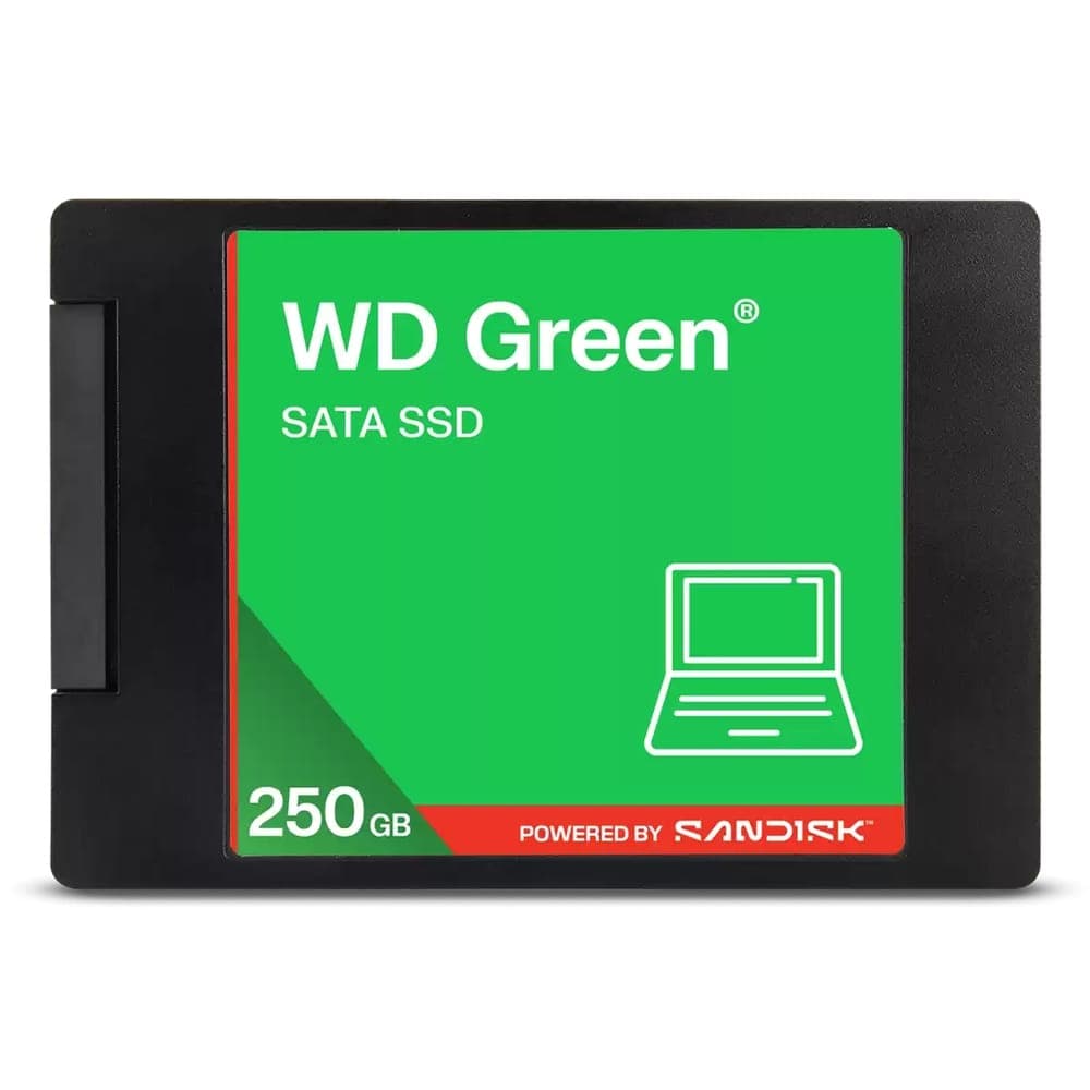 SSD 250GB Western Digital Green - SATA III - Leitura 545MB/s - WDS250G5G0A