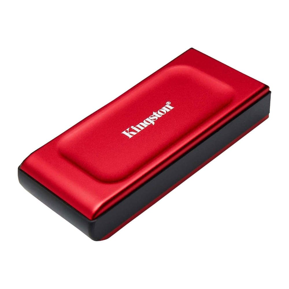 SSD Externo 2TB Kingston XS1000 - Portátil - USB 3.2 - 1050MB/s - Vermelho - SXS1000R/2000G