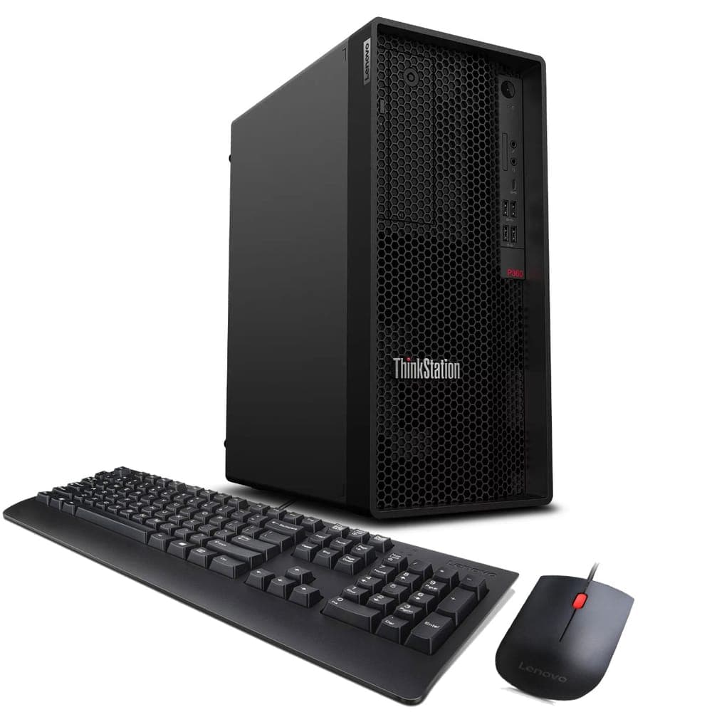 PC Gamer Lenovo P360 Tower - Intel i7 12700, RAM 32GB, SSD 1TB, GeForce RTX 4060 8GB, Teclado e Mouse USB, Windows 11 Pro - 30FNSF5F00