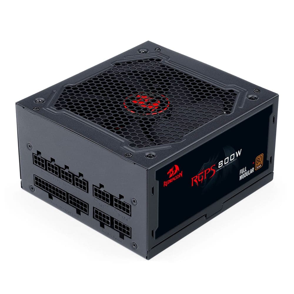Fonte 800W Redragon GC-PS011 V2 - Eficiência 85% - 80 PLUS® Bronze - Full Modular