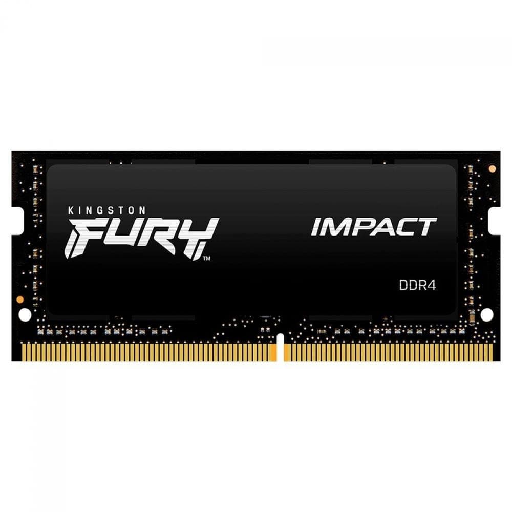Memória SODIMM 16GB DDR4 3200MHz Kingston Fury Impact - para Notebook - KF432S20IB16