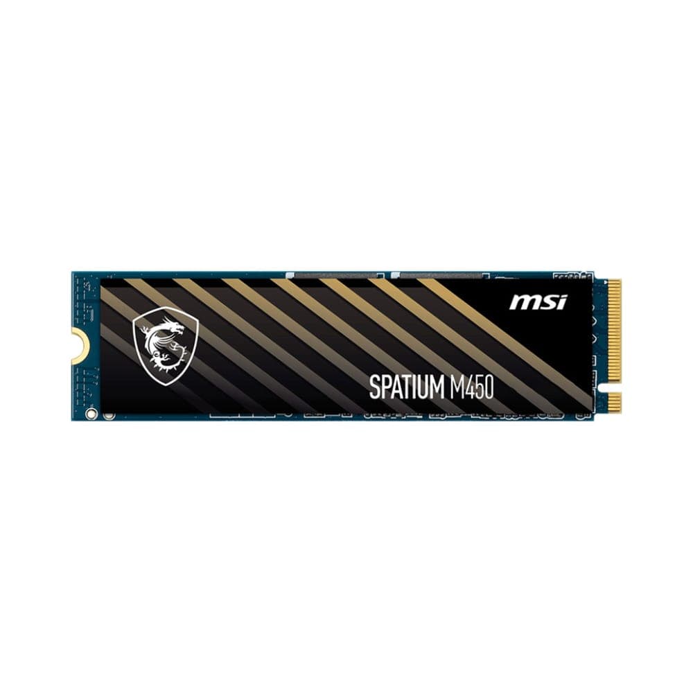 SSD M.2 500GB MSI Spatium M450 - NVMe Gen 4 - Leitura 3600MB/s - Gravação 3000MB/s - Compativel PS5