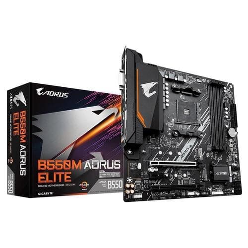Placa-M�e Gigabyte B550M Aorus Elite AMD AM4 Micro ATX DDR4