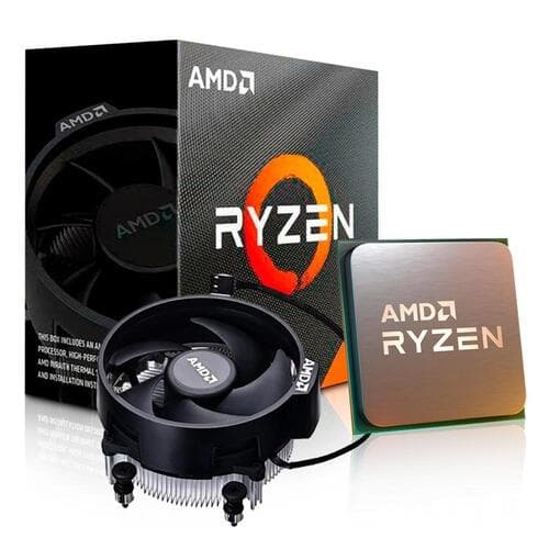 Processador AMD Ryzen 3 4100 4.0GHz Cache 6MB AM4 Wraith Stealth Sem V��deo Integrado 100-100000510BOX