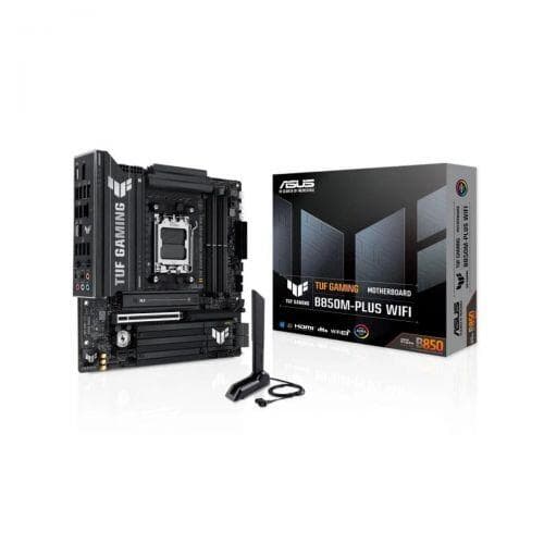 Placa-M�e ASUS TUF GAMING B850M-PLUS WIFI mATX, AM5, DDR5, PCIe 5.0, Wi-Fi 6E - 90MB1IY0-M0EAY0