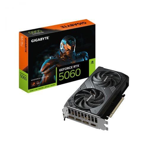 Placa de V�deo Gigabyte GeForce RTX 5060 WindForce Max OC 8GB GDDR7