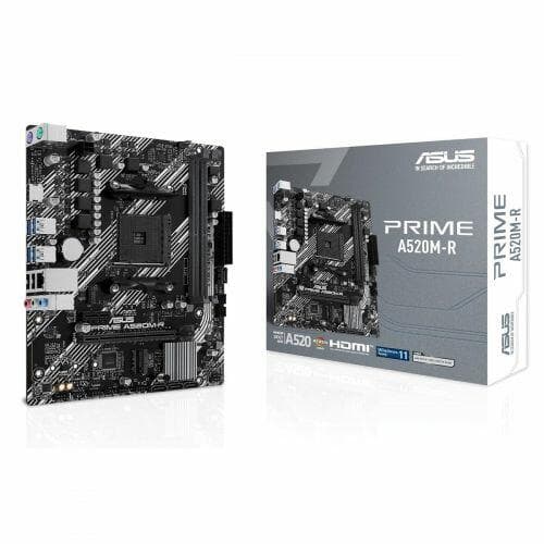 Placa M�e ASUS PRIME A520M-R AM4 DDR4 Micro-ATX - 90MB1H60-M0EAY0