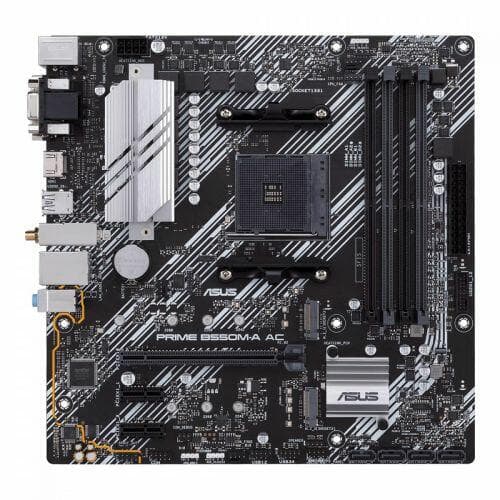 Placa M�e Asus Prime B550m-a Ac, AMD Am4, Matx, DDR4