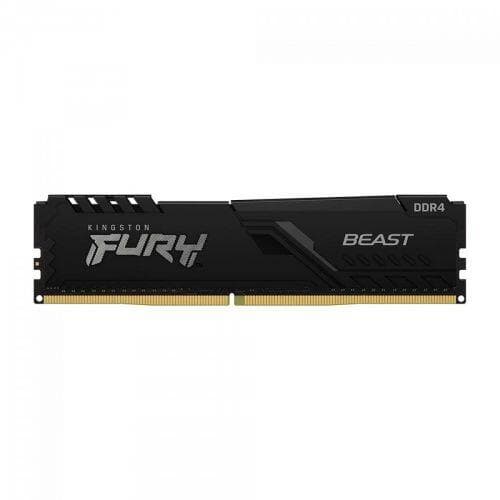 Mem�ria DDR4 Kingston Fury Beast, 16GB, 3200MHz, Preto, KF432C16BB1/16WP