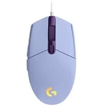 Mouse Gamer Logitech G203 Lightsync RGB 8000Dpi Lilás - 910-005852