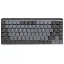 Teclado Mecânico sem fio Logitech MX Mechanical Mini 60% USB Bluetooth Grafite - 920-010783