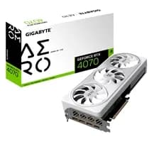 Placa de Vídeo Gigabyte GeForce RTX 4070 AERO OC 12GB GDDR6X 192 bits - GV-N4070AERO OC-12GD
