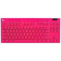 Teclado Gamer Logitech G PRO X TKL Lightspeed RGB Mecânico Switch Tactile Magenta US - 920-012154