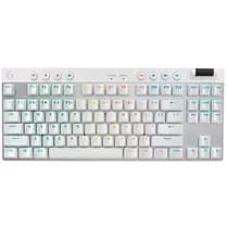 Teclado Gamer Logitech G PRO X TKL Lightspeed RGB Mecânico Switch Tactile Branco US - 920-012143