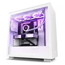 Gabinete Gamer NZXT H7 Vidro Temperado Com Fans Mid Tower ATX Branco - CM-H71BW-01