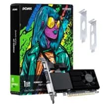 Placa de Vídeo PCYes GeForce G210 Projeto Edge Low Profile 1GB DDR3 64Bit - PPE210DR3SFBR