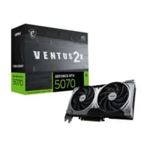 Placa de Vídeo MSI GeForce RTX 5070 Ventus 2X OC 12GB GDDR7 192 Bits - G5070-12V2C