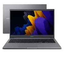 Notebook Samsung Book 15.6'' FHD Intel Celeron 6305 500 GB 4GB Linux Cinza Chumbo - NP550XDZ-KO4BR