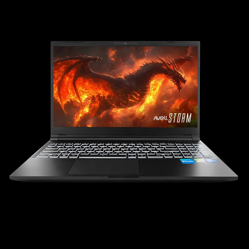Avell STORM 550 Intel Core i5-14450HX RTX 5050 (8GB) 15.6” FHD 165 Hz - 100% sRGB