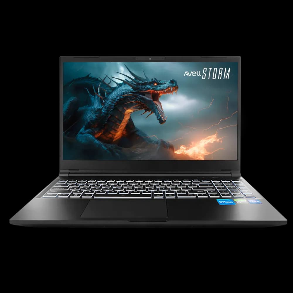 Avell STORM 550 Intel Core i5-14450HX RTX 5050 (8GB) 15.6” FHD 165 Hz - 100% sRGB