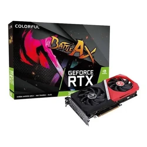 Placa de vídeo Rtx 3060 Colorful Battle Ax 2 Fan Gpu