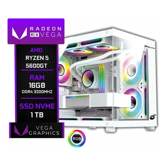 Pc Gamer Thanos Amd Ryzen 5 5600gt Ssd M.2 1tb 16gb Ddr4 1 Tb 16 Gb Vega 7