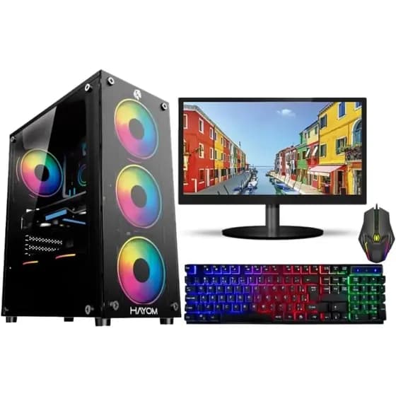 Pc Gamer Amd Ryzen 5 5600gt - 16gb Ddr4 - Ssd 480gb - Radeon Vega 7 - Wifi/windows 11 - Monitor 19'' - Kit Gamer Rgb