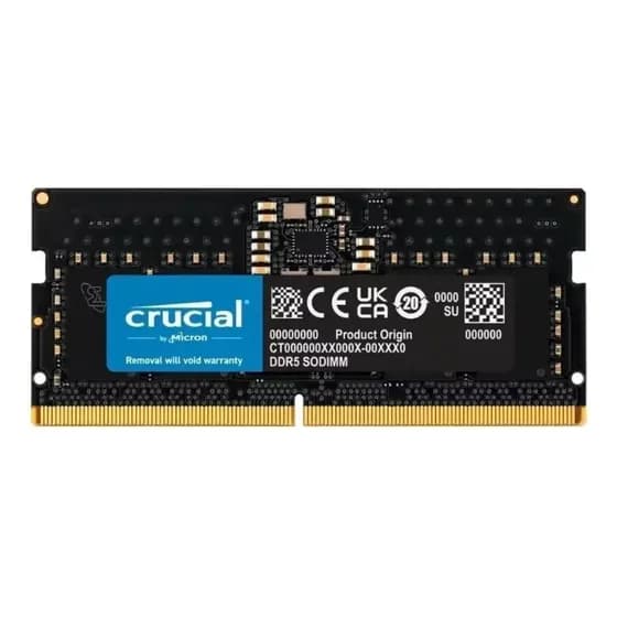 Memória Ram Notebook Crucial Ddr5 16gb 5200mhz C/chip Micron