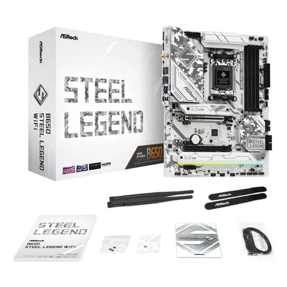Placa-mãe Asrock B650 Steel Legend Wifi Amd Socket Am5