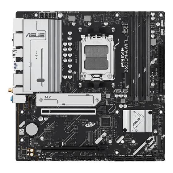 Placa Mãe Asus Prime B650em-a Wifi Ddr5 B650 Amd Matx Am5 Preto