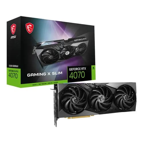 Placa de vídeo Msi Geforce Rtx 4070 Gaming X Slim 12g