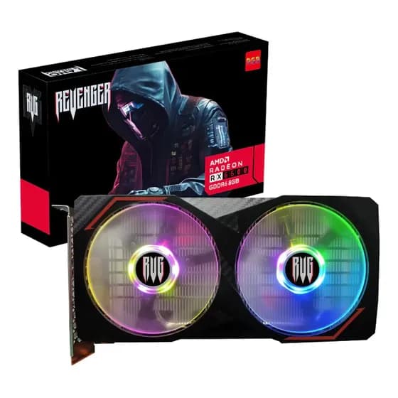 Placa De Vídeo Amd Rx6600 8gb Gddr6 + Brinde Kit De Fans C/3