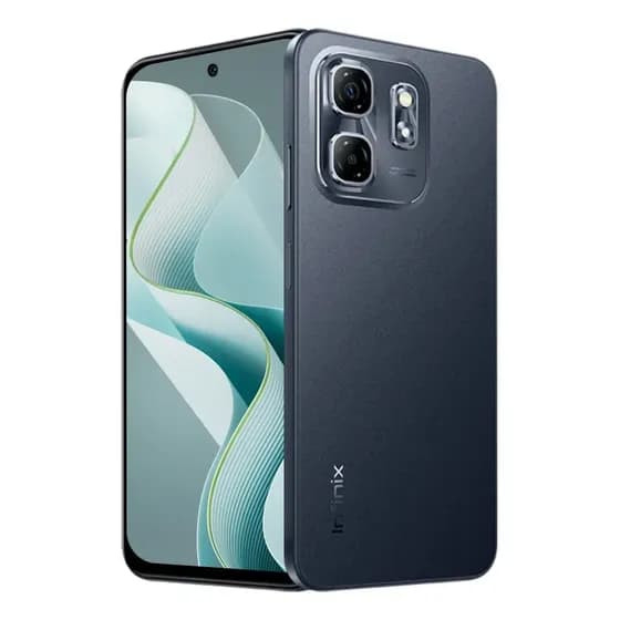 Smartphone Infinix Hot 50i 4GB RAM 256GB 4G Câmera Dupla 48MP Selfie 8MP 5000mAh 6,7” 120Hz Preto Obsidiana