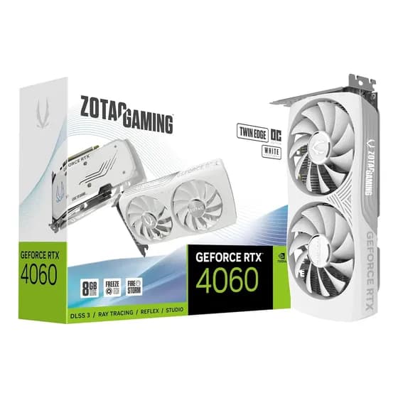 Zotac Gaming Geforce Rtx 4060 8gb Twin Edge Oc White Edit...