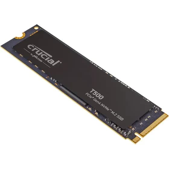 Ssd Interno Para Jogos Crucial T500 De 500 Gb Gen4 Nvme M.2 Cor Preto