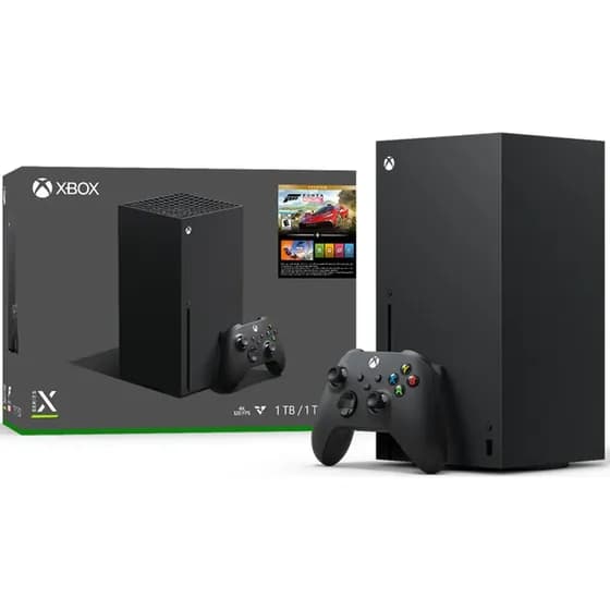 Microsoft Xbox Series X RRT-00057 1TB Forza Horizon 5 cor preto 2020 (Novo com caixa aberta)