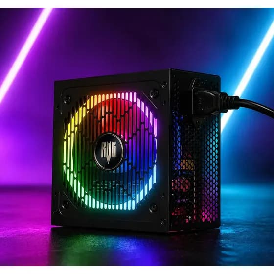 Fonte de Alimentação Revenger 750W ATX RGB 80 Plus Bronze Bivolt