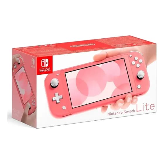 Nintendo Switch Lite 32 Gb Standard Cor Coral- + Coral