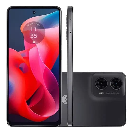 Motorola Moto G24 Xt2423-6 128gb 4gb Ram Tela 6.6' Cam Dupla Cor Cinza