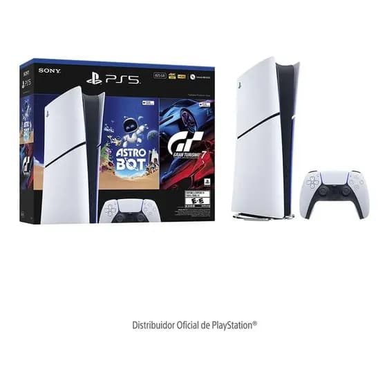 Pacote digital PS5 Astro Bot + Console Gran Turismo 7