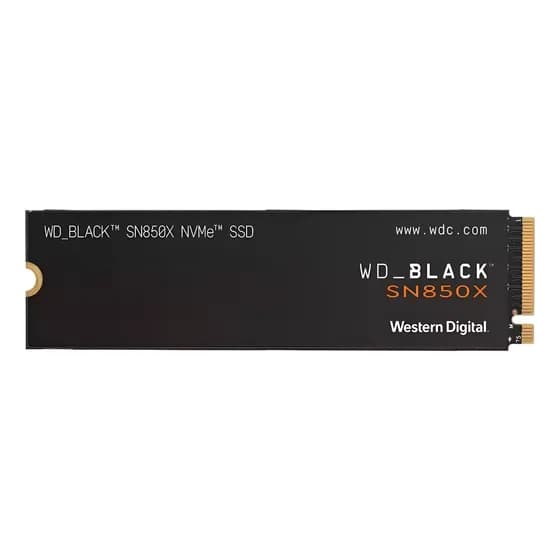 SSD Interno Western Digital SN850x 4TB NVMe M.2 2280 para PS5 e PC WDS400T2X0E