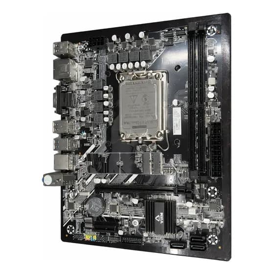 Placa-mãe Viph H610 Micro Atx Lga1700 Ddr4 Nvme Hdmi/dp/vga Preto