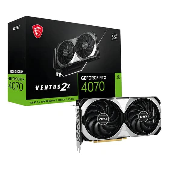 Placa De Vídeo Msi Nvidia Geforce Rtx 4070 Ventus 2x Oc, 12g